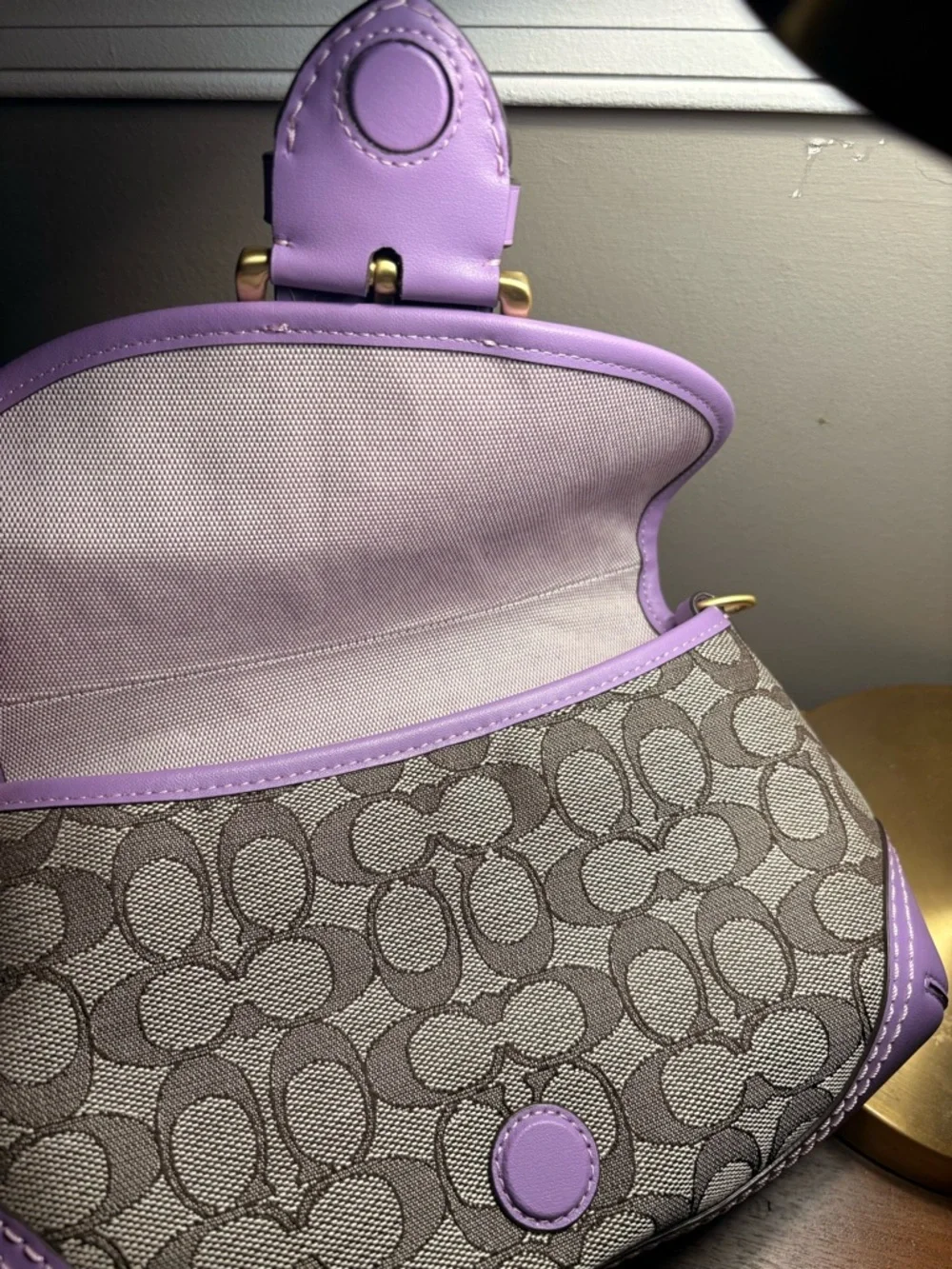 Coach SOHO BAG IN SIGNATURE JACQUARD - Picture 7 of 11